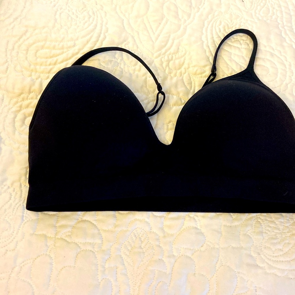 PINK seamless push up bralette